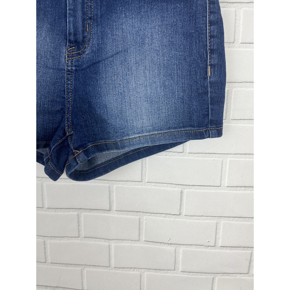 Wild Fable Blue High Rise Shorts Jean denim Short School Classic Beach 0/25R - Picture 3 of 12
